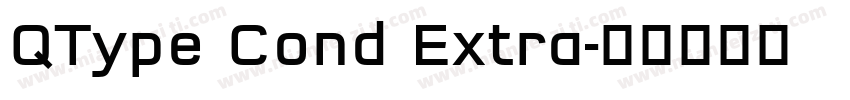 QType Cond Extra字体转换